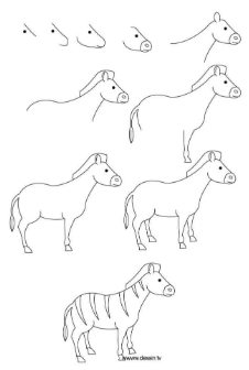 Dibujos de Un caballo - Idea 9