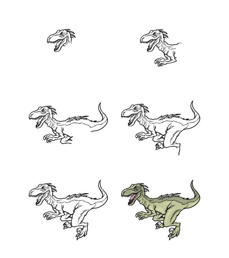 Dibujos de Un dinosaurio – Idea 20