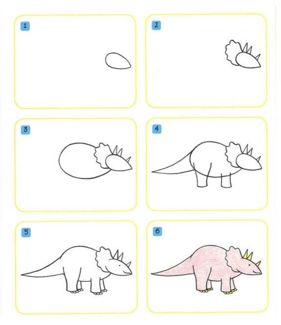 Dibujos de Un dinosaurio – Idea 42