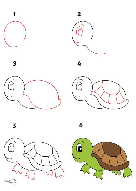 Dibujos de Una tortuga - Idea 24