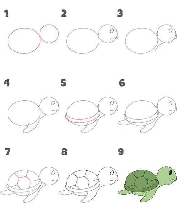 Dibujos de Una tortuga - Idea 31