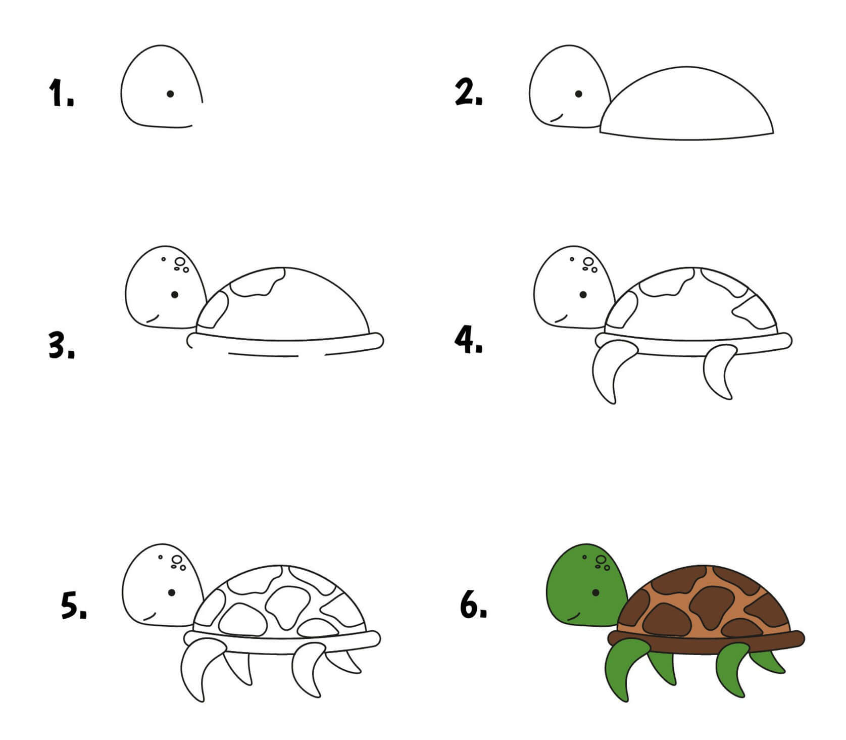 Dibujos de Una tortuga - Idea 34