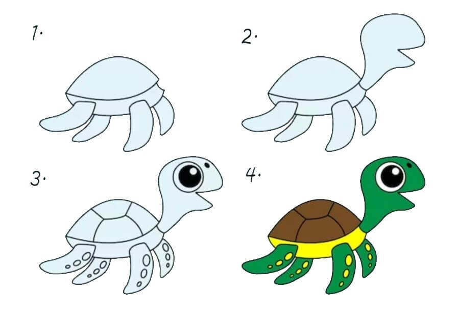 Dibujos de Una tortuga - Idea 41