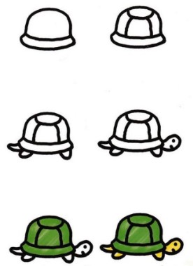 Dibujos de Una tortuga - Idea 7