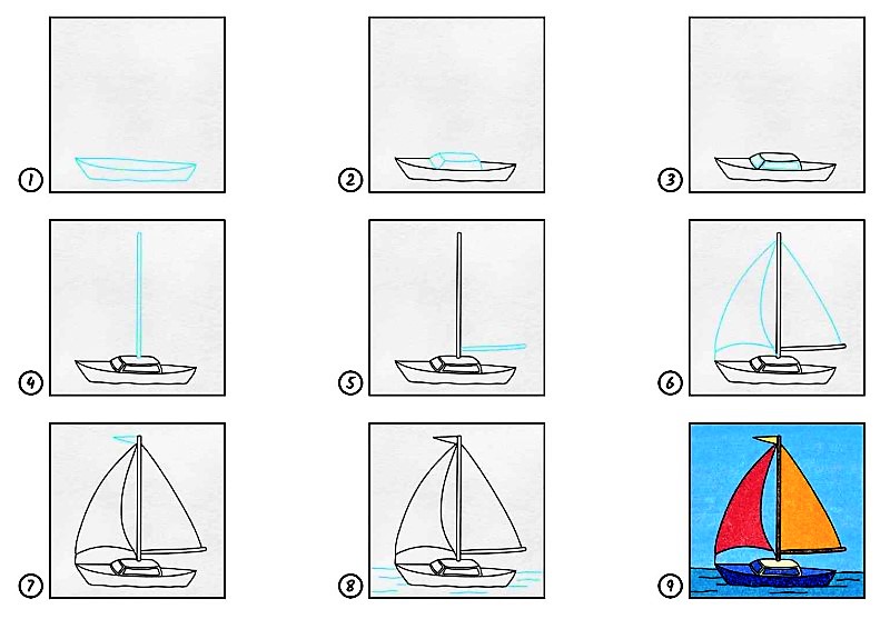 Dibujos de Un barco - Idea 11