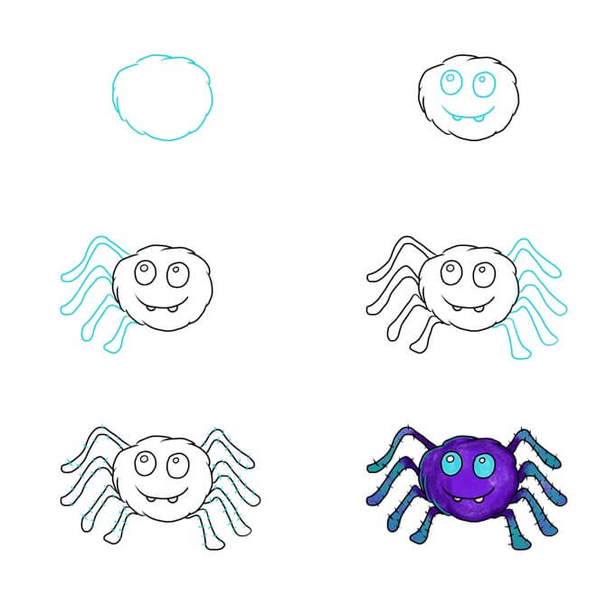 Dibujos de Una araña - Idea 25