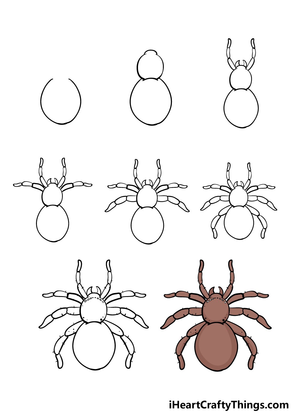 Dibujos de Una linda araña