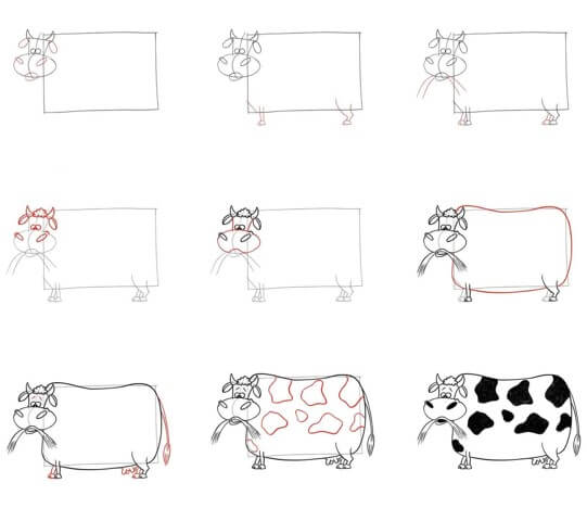 Dibujos de Una Vaca Gorda