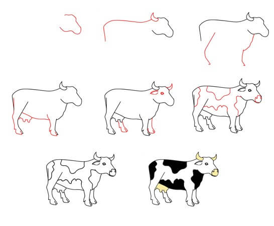 Dibujos de Una Vaca - Idea 15