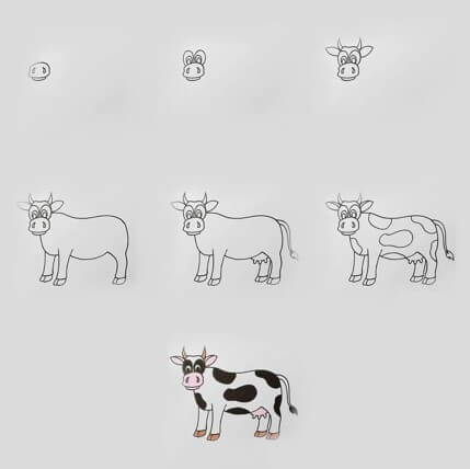 Dibujos de Una Vaca - Idea 16