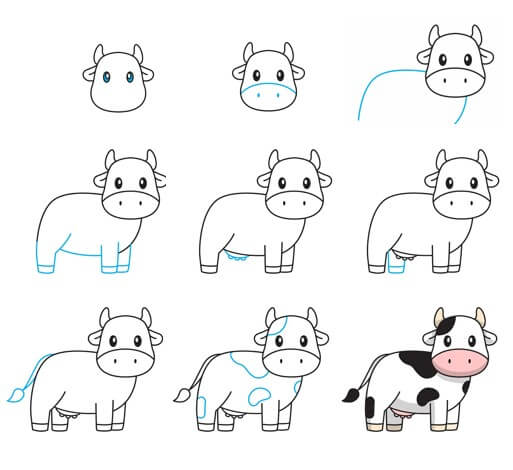 Dibujos de Una Vaca - Idea 23