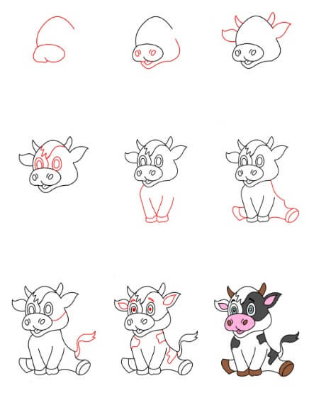 Dibujos de Una Vaca - Idea 29