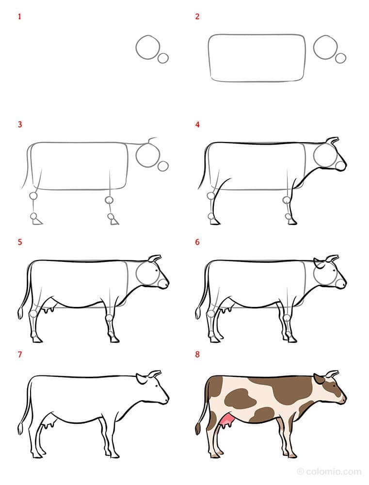 Dibujos de Una Vaca - Idea 32