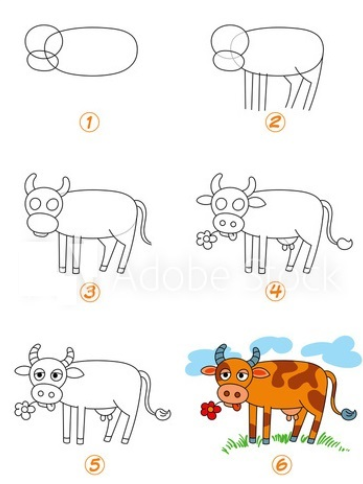 Dibujos de Una vaca - Idea 5