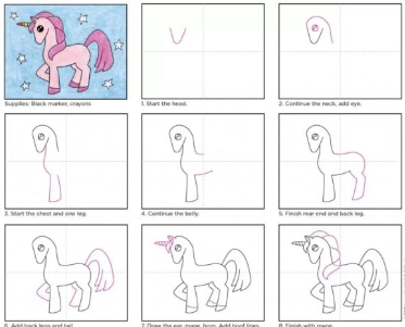 Dibujos de Unicornio - Idea 15