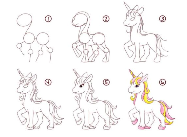 Dibujos de Unicornio - Idea 7