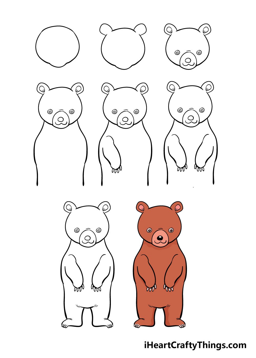 Dibujos de Un oso para niños