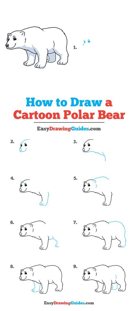 Dibujos de Un oso polar - Idea 12