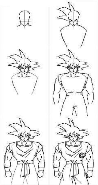Dibujos de Songoku idea 11