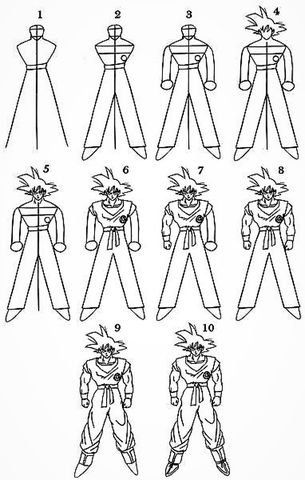 Dibujos de Songoku idea 14