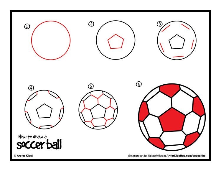 Dibujos de Balón de fútbol - Idea 7