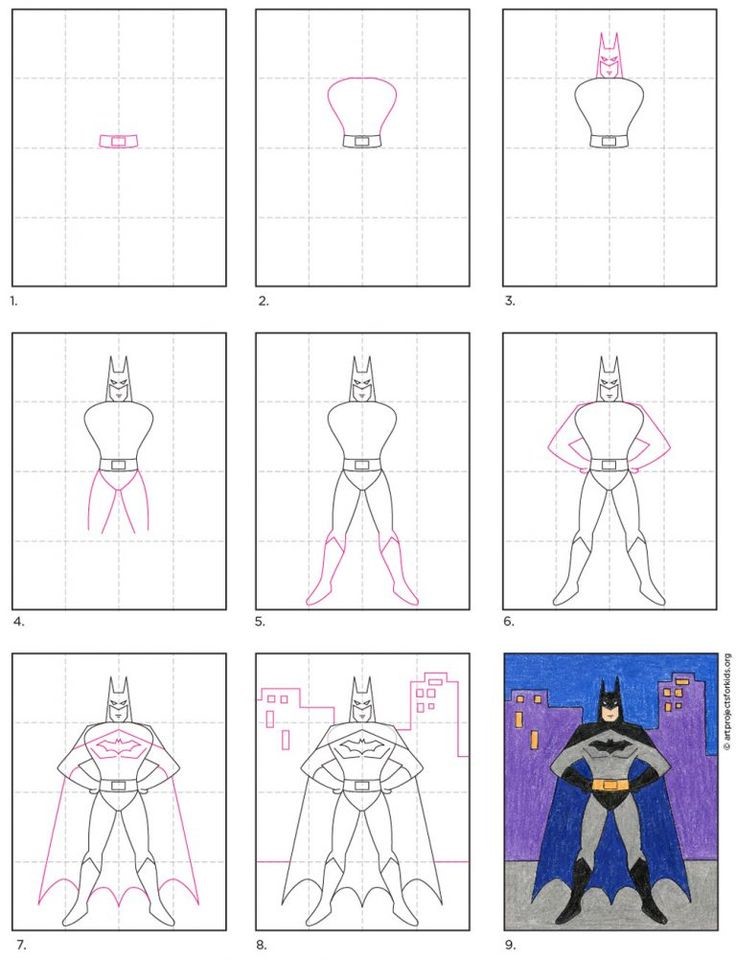 Dibujos de Batman para niños