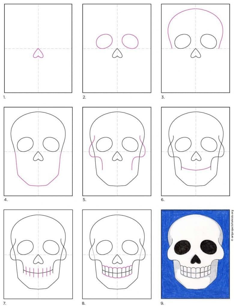 Dibujos de Calavera - Idea 2