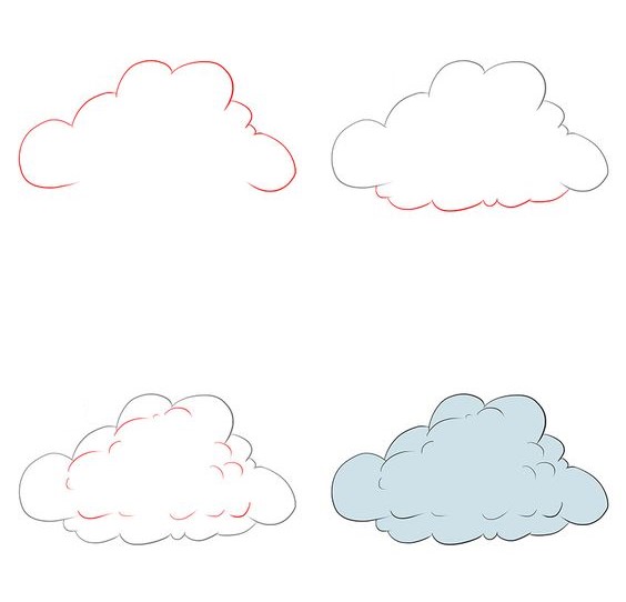 Dibujos de Nubes