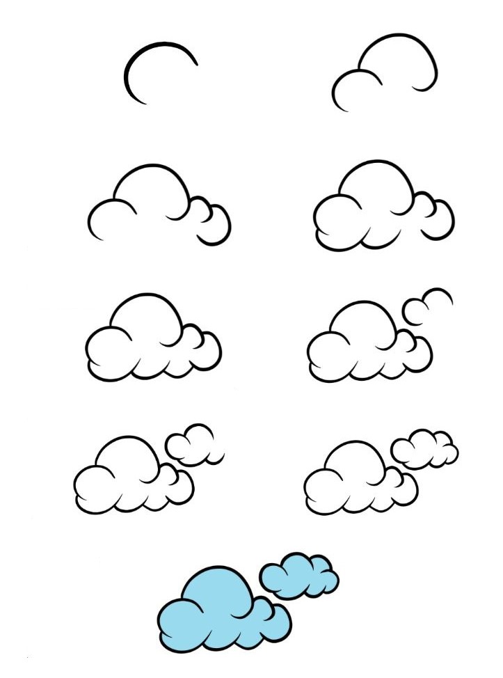 Dibujos de Nube - Idea 15