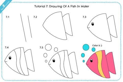 Dibujos de Un pez sencillo