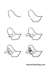 Dibujos de Un tierno fantasma para niños