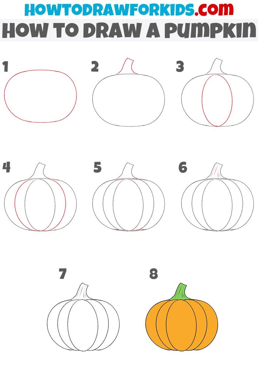 Dibujos de Una calabaza sencilla