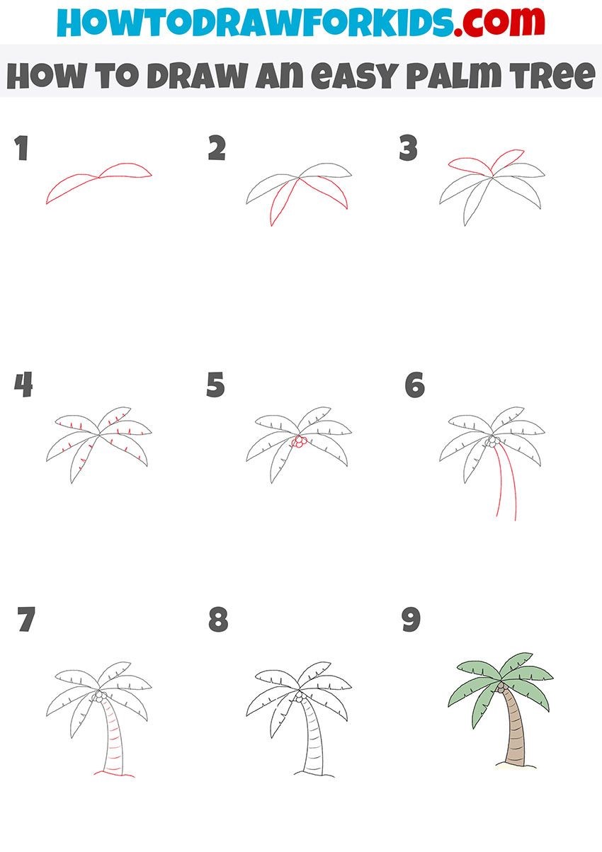 Dibujos de Una palmera - Idea 11