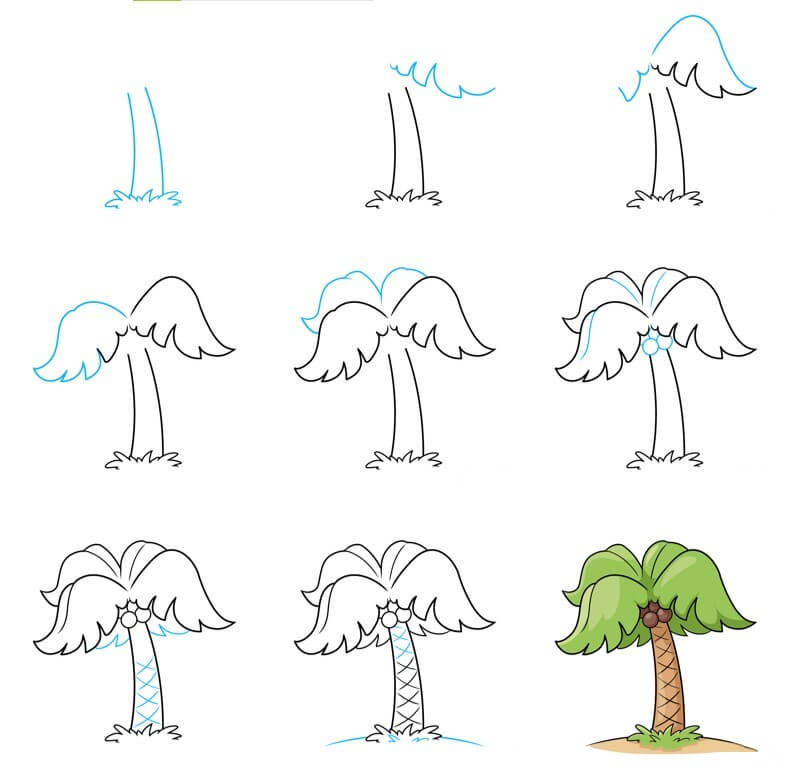 Dibujos de Una palmera - Idea 26