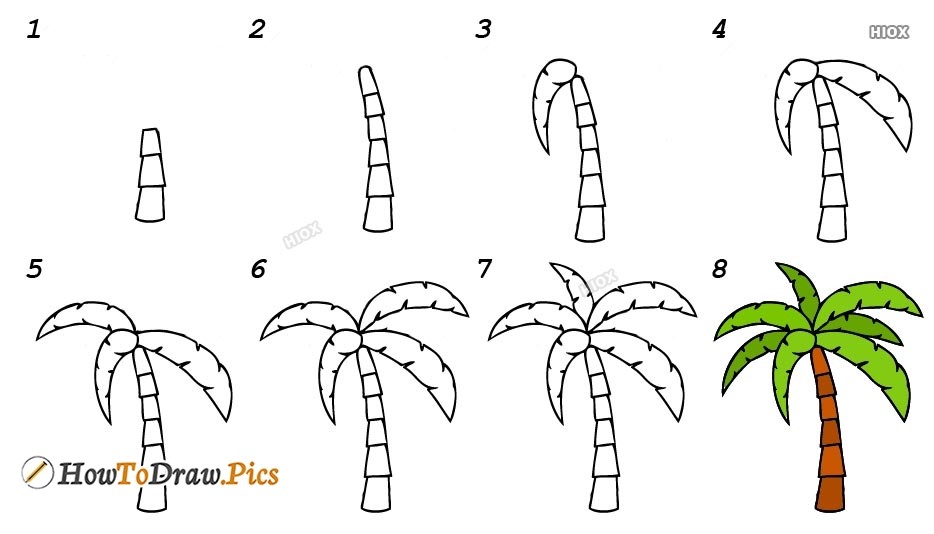 Dibujos de Una palmera - Idea 4