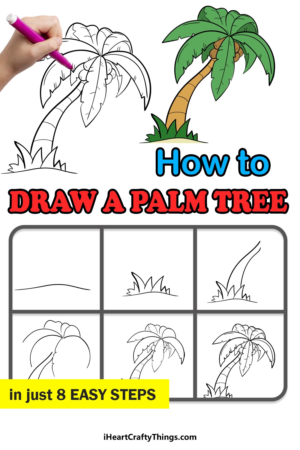 Dibujos de Una palmera - Idea 9