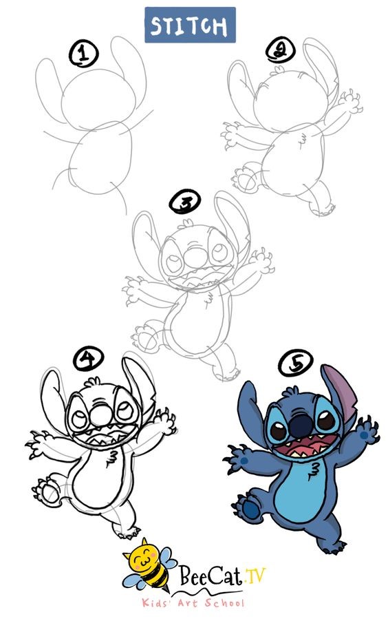 Dibujos de Lindo Stitch