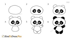 Dibujos de Panda encantador