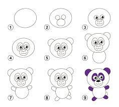 Dibujos de Panda Kawaii