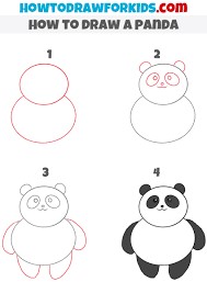 Dibujos de Panda sencillo