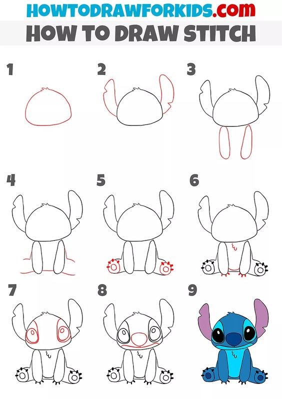 Dibujos de Stitch - Idea 1