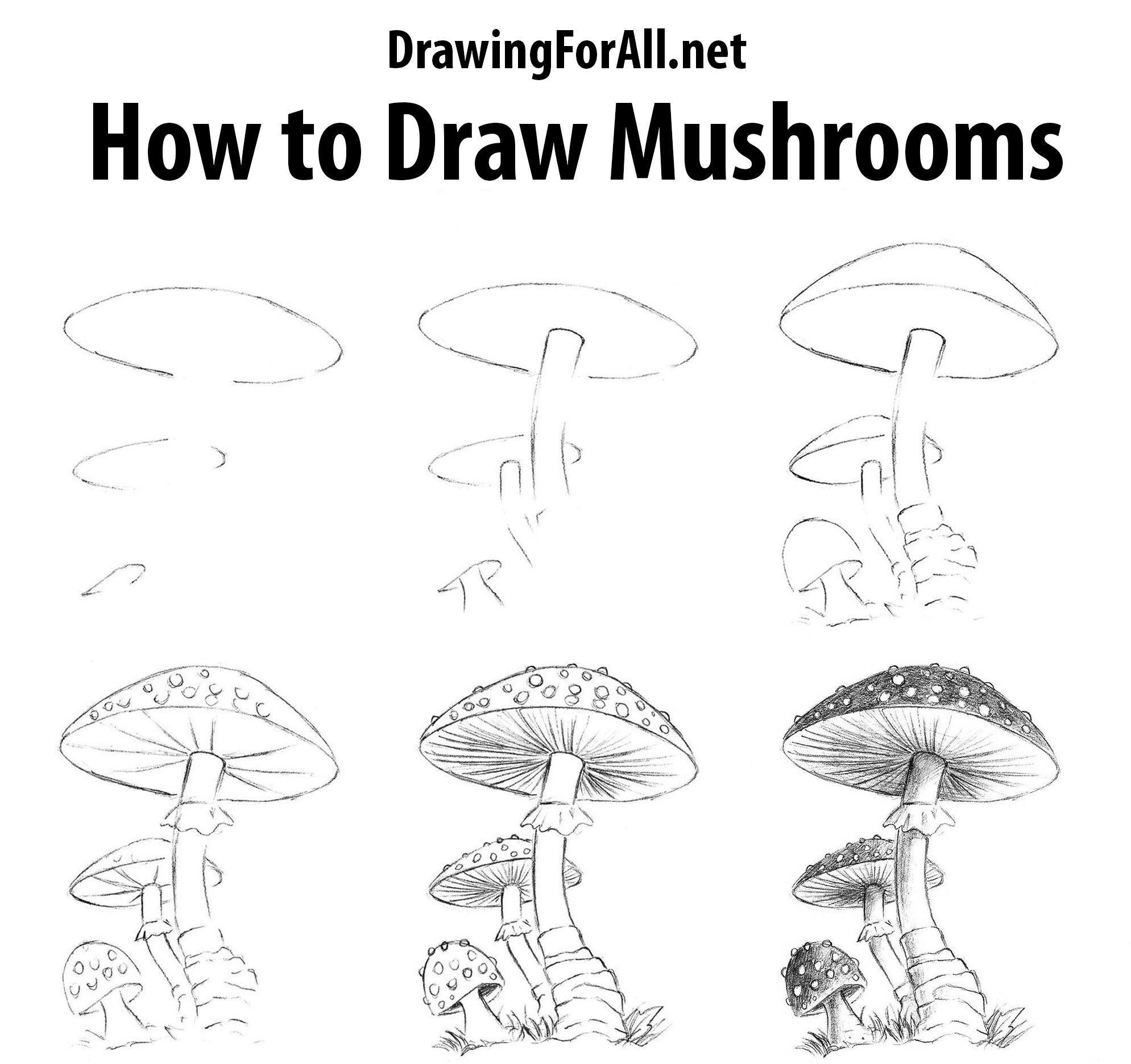 Dibujos de Un simple hongo termita