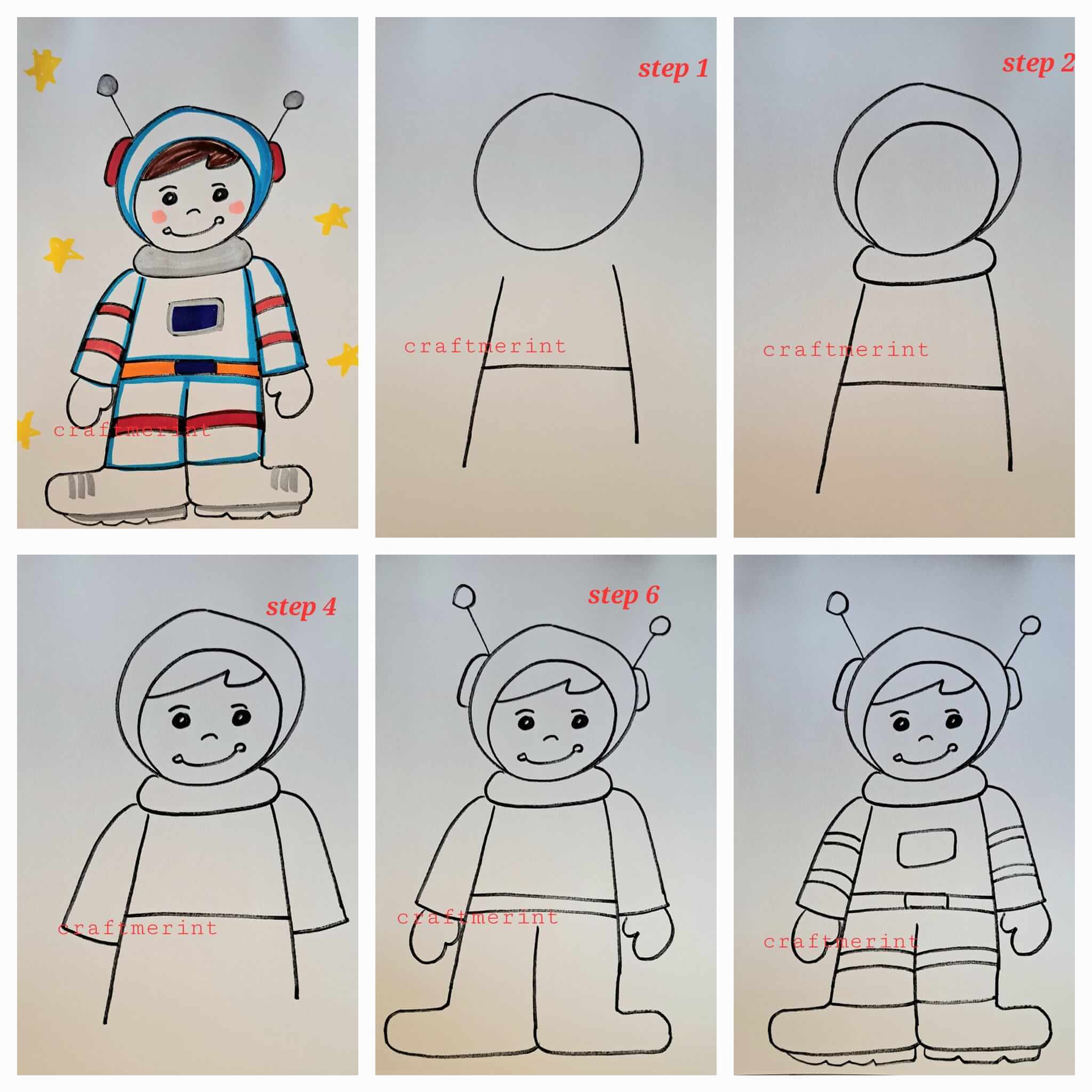 Dibujos de Astronaut (11)