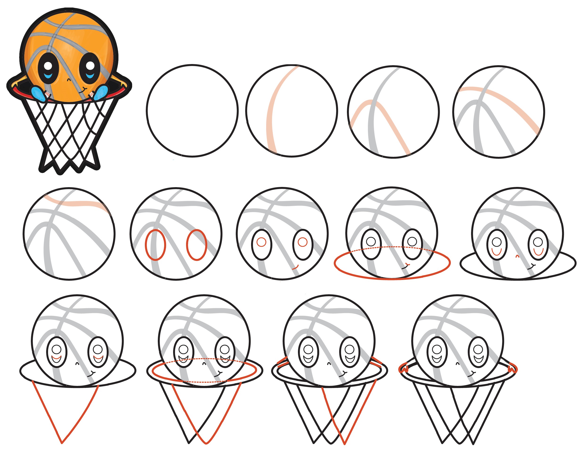 Dibujos de Basquetbol Animado