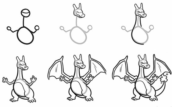 Dibujos de Charizard - Idea 11