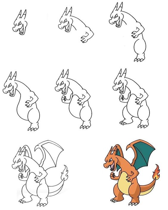 Dibujos de Charizard - Idea 12