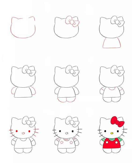 Dibujos de Hello Kitty - idea 10