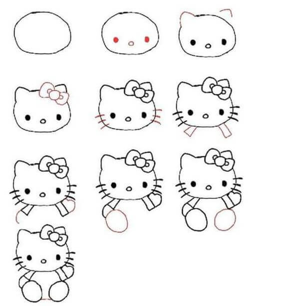 Dibujos de Hello Kitty - idea 11