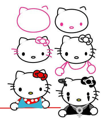 Dibujos de Hello Kitty - Idea 15