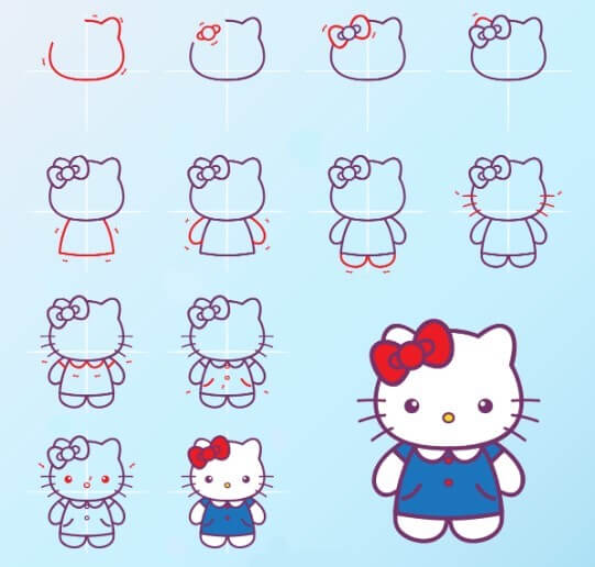 Dibujos de Hello Kitty - Idea 16